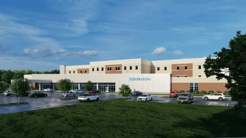 Rendering of proposed behavioral health hospital