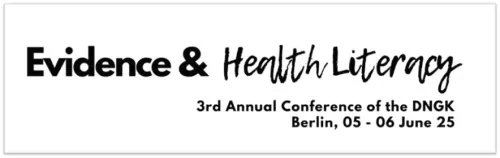 Evidence & Health Literacy Logo