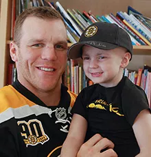 Maggie Rudnicki with Shawn Thornton