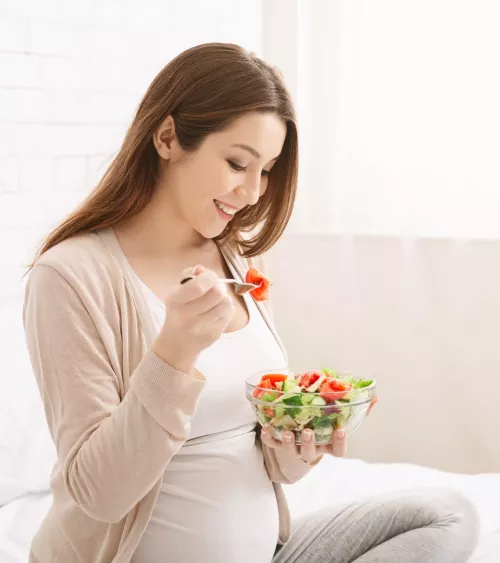 Pregnant woman cropped Pregnant woman cropped