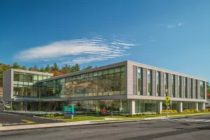 Architectural rendering of the exterior building MelroseWakefield Hospital's 888 Main location.