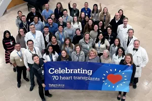 Tufts Medical Center celebrates 70 heart transplants in 2024.