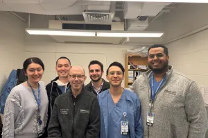 Pulmonary fellows standing together
