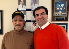 Andy Alvarez with Dr. Salehi Andy Alvarez with Dr. Salehi